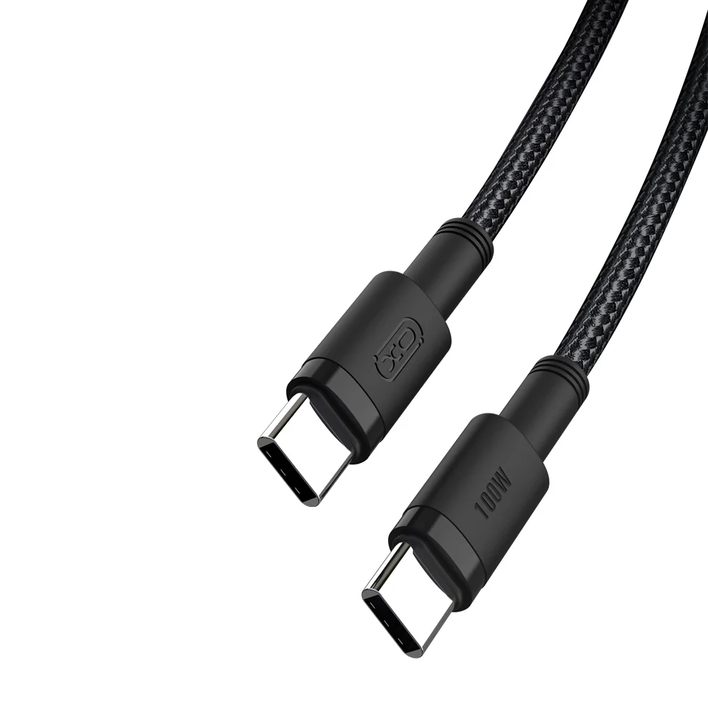 Cabo Xo Nb-Q199 Pd Usb-C - Usb-C 1,5m 100w Preto