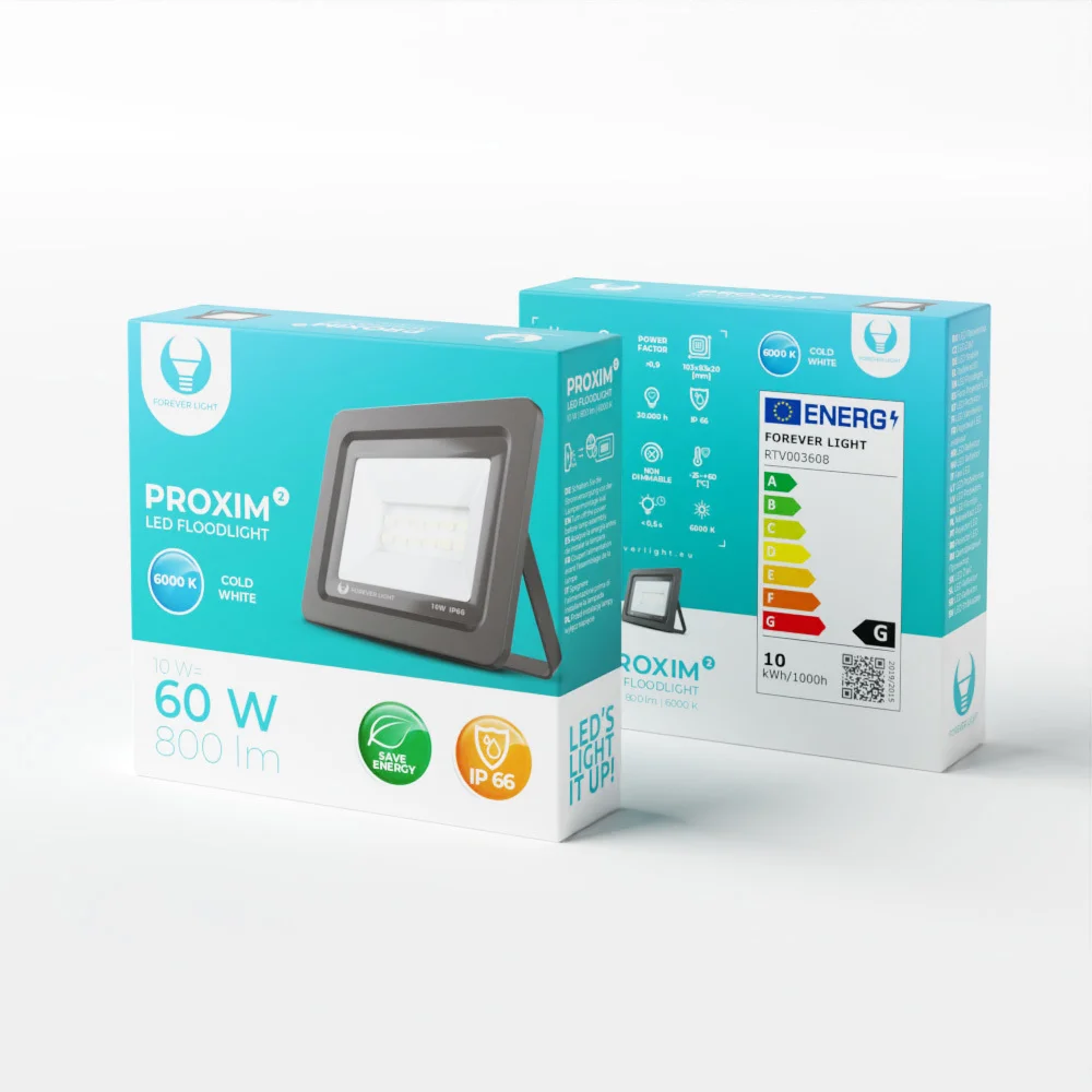 Projetor LED Proxim Ii 10w |6000k| Ip66 Forever.