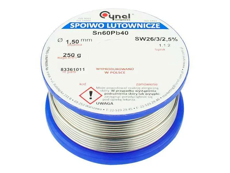 Estanho 1.50/250g/Ligação Lc60-Sw26