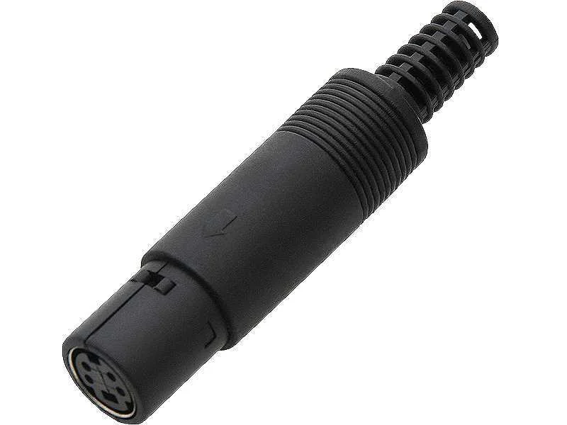 Tomada S-Vhs de 4 pinos para cabo