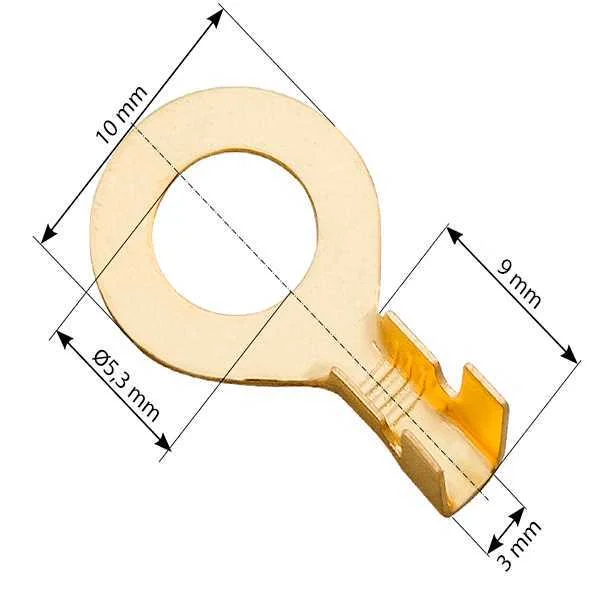 Conector de rede sem isolamento 5.3/10/9