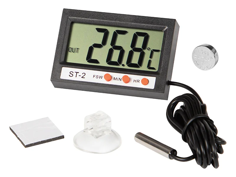 Termómetro Lcd Medidor de Temperatura Externa/Exterior.