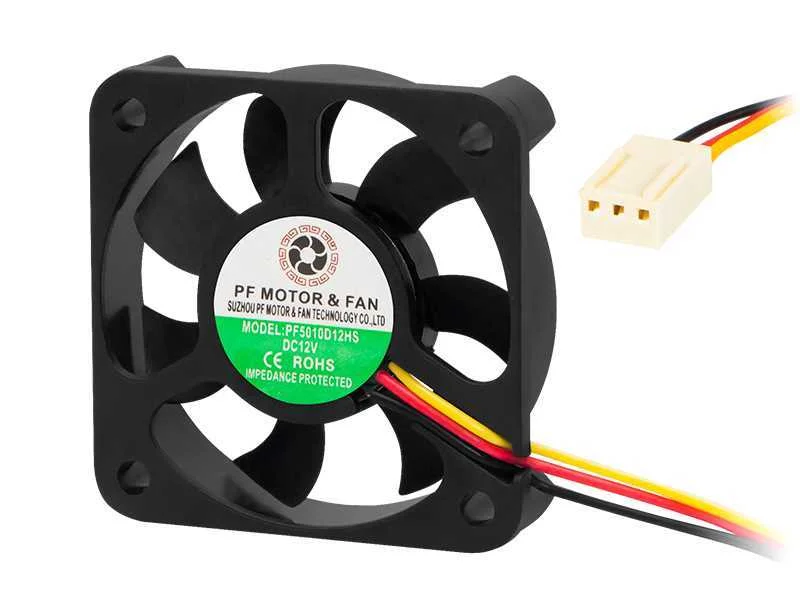 Ventilador 50x10 12v 5010d12 Deslizante