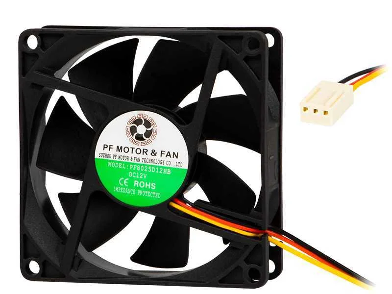 80x25 12v 8025d12 Ventilador de Esfera