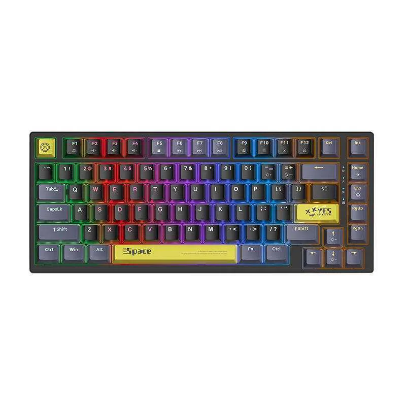 Teclado Mecânico com Fio Onikuma G52 82 Teclas Usb