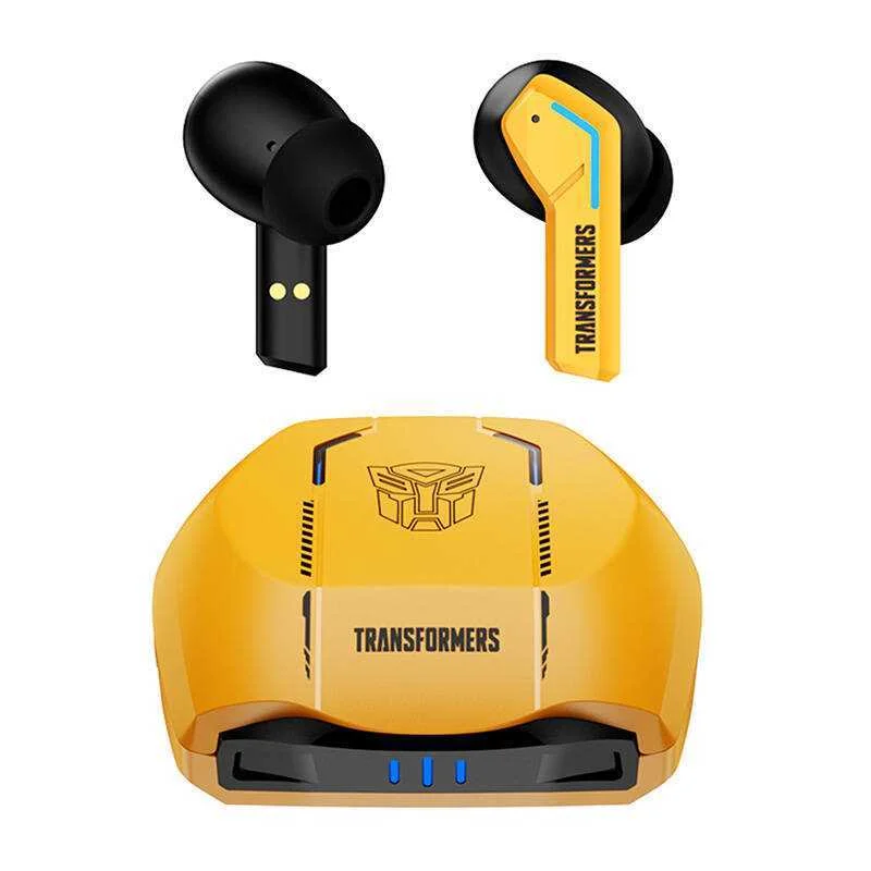 Auriculares Bluetooth Tws Tf-T06 Amarelo - Transformers