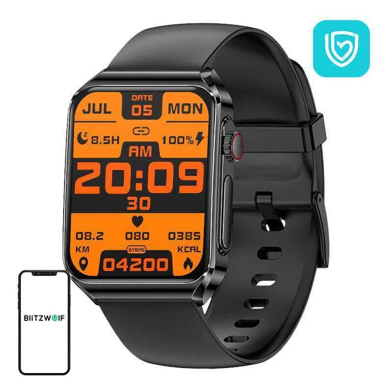 Relógio inteligente Blitzwolf Bw-Hl6 Silicone pre.