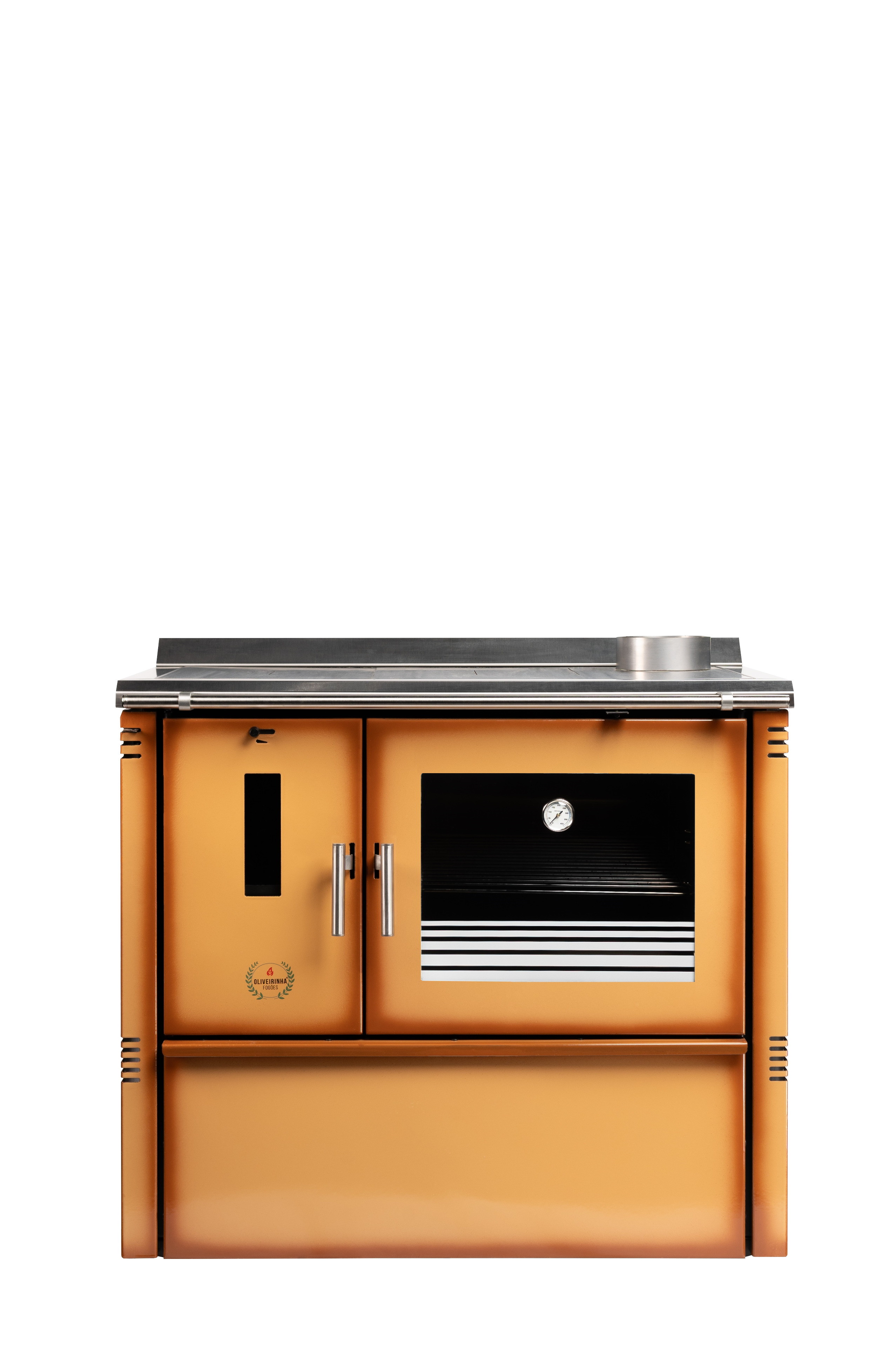 Stove Brown Enameled Pv - Oliveirinha