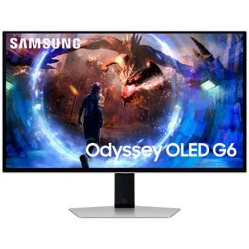 Monitor Odyssey G6 Oled 27" G60sd Quad Hd Prateado - Samsung