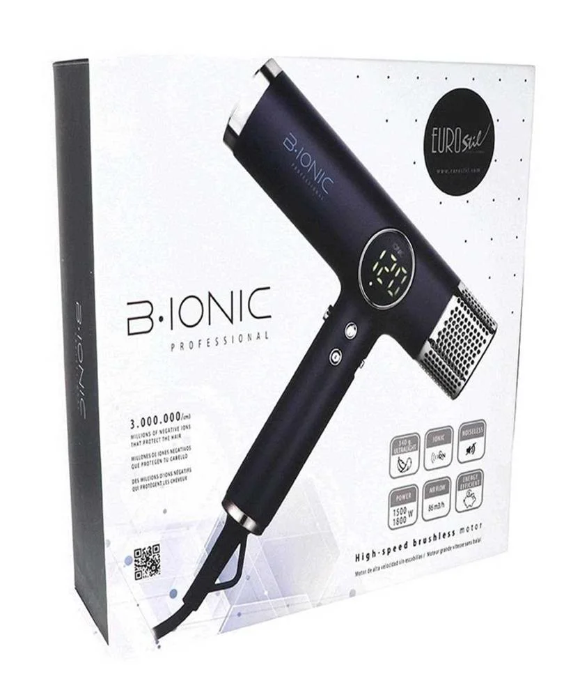 Secador de Cabelo Elétrico Eurostil Bionic 1un
