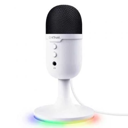 Micrófono Trust Gaming Gxt 234w Yunix/ Usb/ Branco