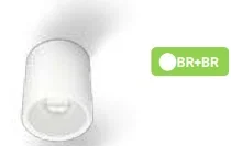 Aplique de Teto Gu10 Redondo Branco + Branco