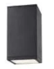 Aplique de Teto Gu10 Retangular para Exterior