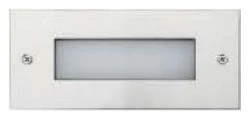 Aplique LED de Parede em Inox 6w 4000k para Encastrar/Embutir