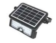 APLIQUE LED SOLAR C/SENSOR 6500K 500lm 3,7V