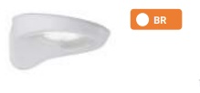 Aplique LED Solar 2w 3000k Branco C/ Sensor de Movimento