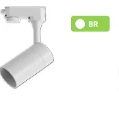 Projetor de Lâmpada Gu10 para Calha Trifásica / 3 Circuítos Branco