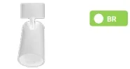 Projetor de Lâmpada Gu10 Saliente Basculante Branco