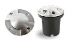 Projetor de Chão para Lâmpada Gu10 com 2 Aberturas de Luz
