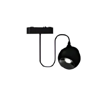 Projetor Esférico Suspenso 10w 4000k Preto P/ Calha Magnética
