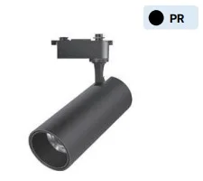 Projetor LED Shinex 15w 3000k Preto  P/ Calha Monofásica/1 Circuíto