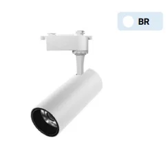 Projetor LED Shinex 15w 3000k Branco  P/ Calha Monofásica/1 Circuíto