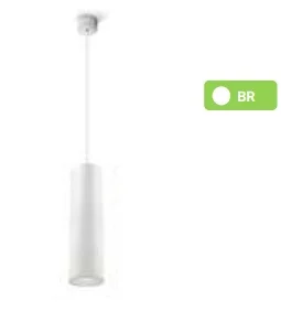 Tubo Suspenso para Lâmpada Gu10 Branco