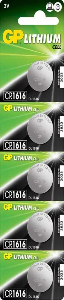 Pilha Botao Litio Gp Cr1616