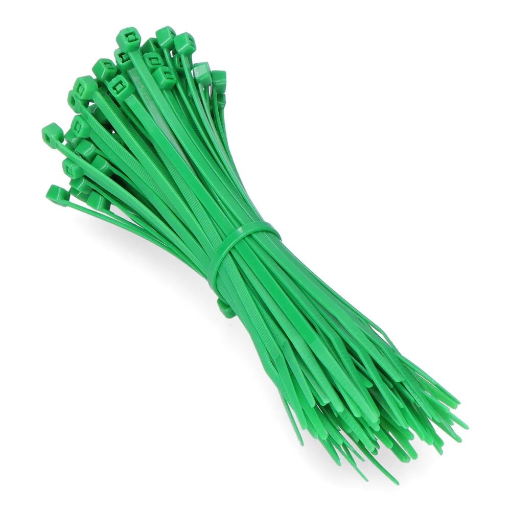 Abraçadeiras de Nylon Gbn 2,5x100mm Verde 100un