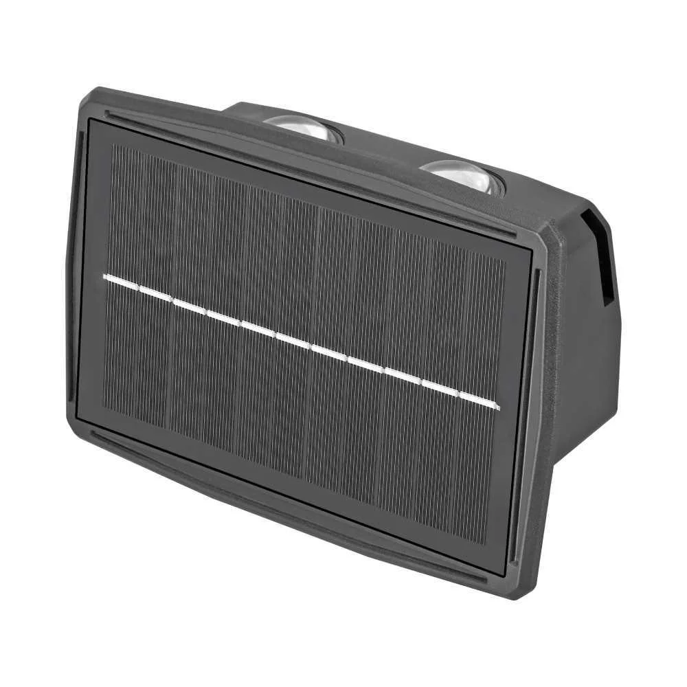 Luz de parede solar led 200lm 4w 3.000k