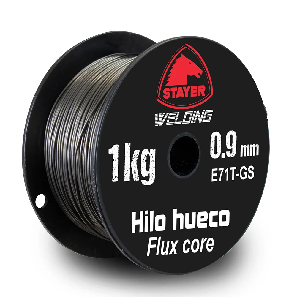 Bobina de fio oco 1kg 0,9mm e71t-gs