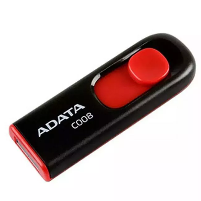 Usb A-Data 16gb (C008) Black/Red (Ac008-16g-Rkd)