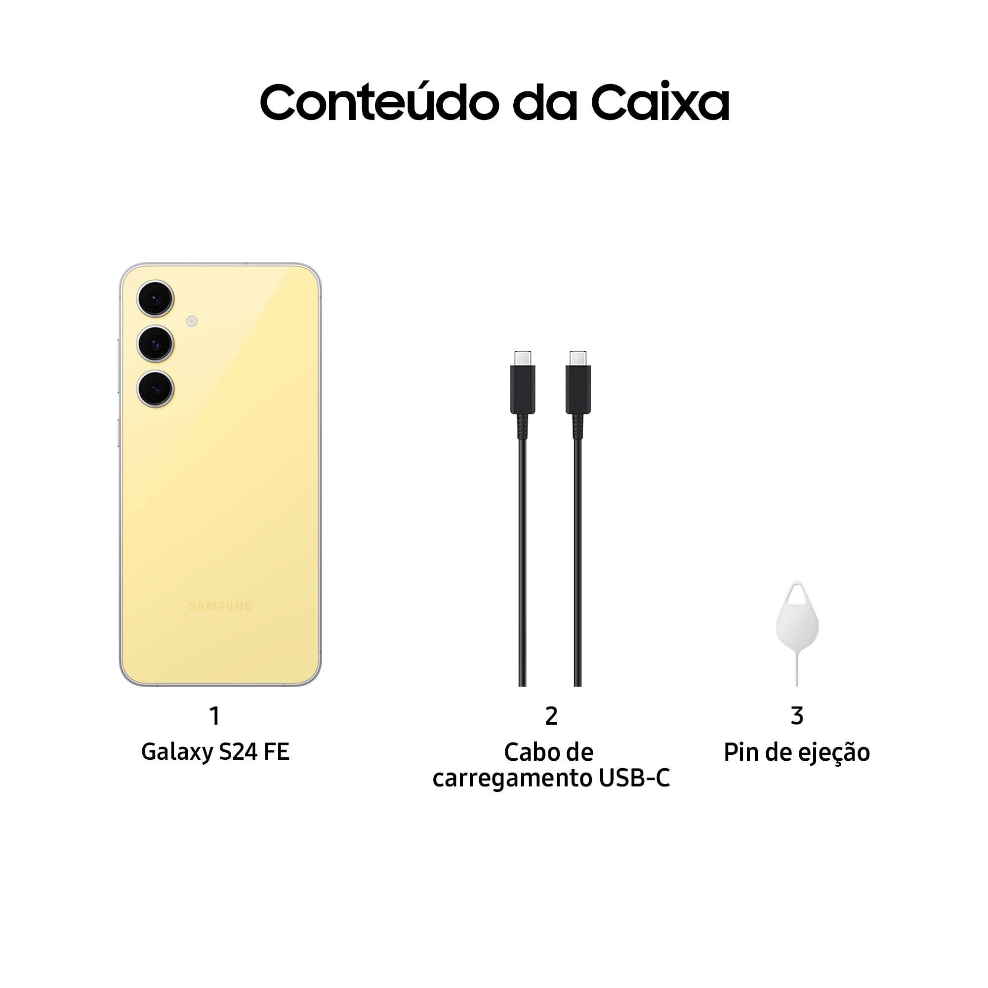 Smartphone Samsung Galaxy S24 Fe 8/128gb Amarelo
