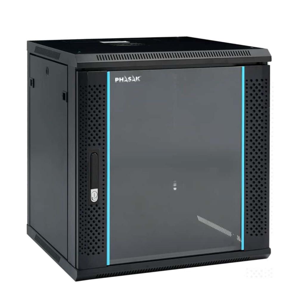 Rack Mural 19" Phasak Pro 12u 600x450 Montado - P.