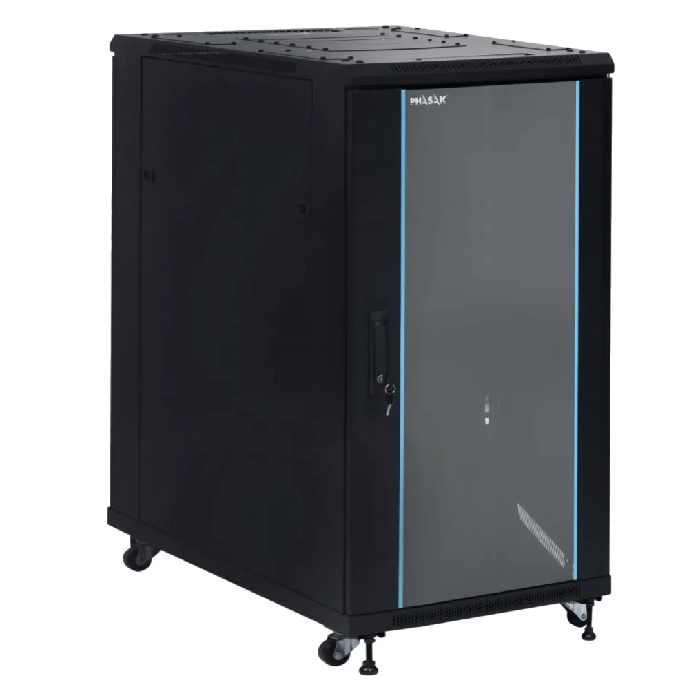 Armario Rack 19" Phasak Pro 27u 600x1000 Desmont.
