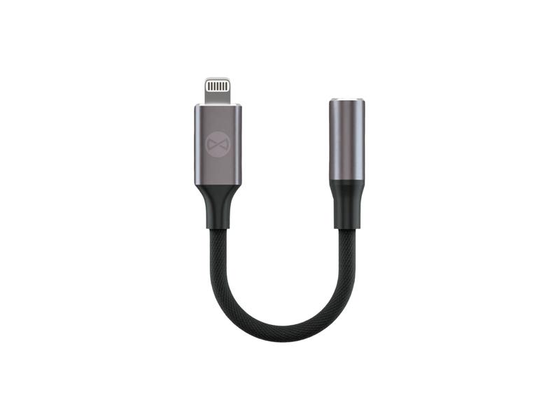 Adaptador Áudio Ajl-01 Jack 35 Mm Lightning Preto