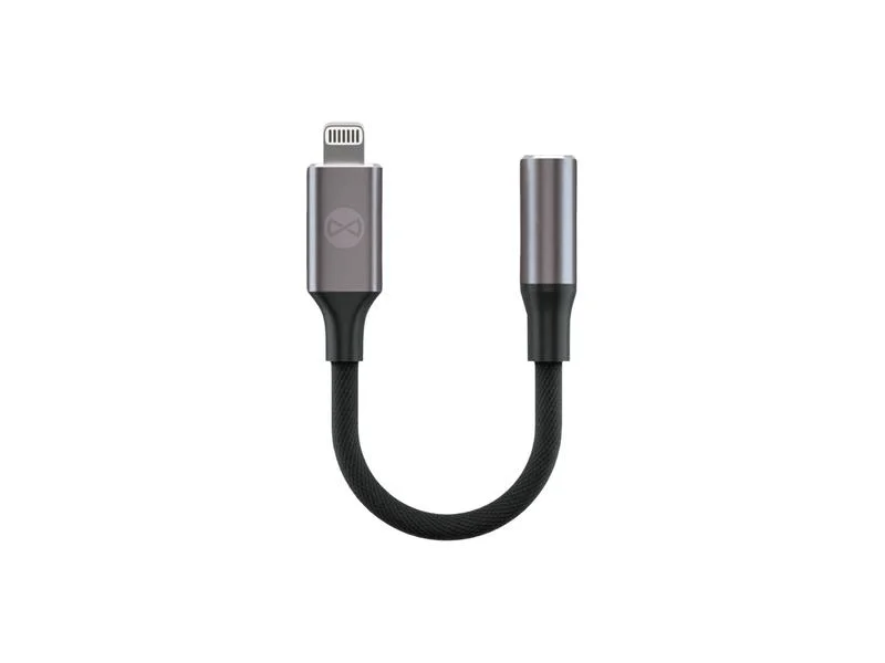 Adaptador Áudio Ajl-01 Jack 35 Mm Lightning Preto