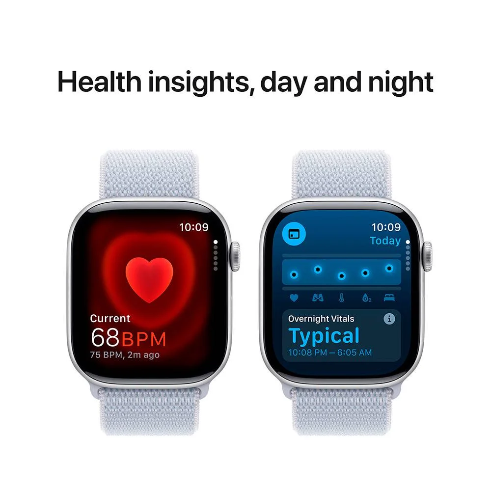 Smartwatch Apple Watch Series 10 Gps 46mm C/ Pulseira Loop Desportiva Nuvem Azul