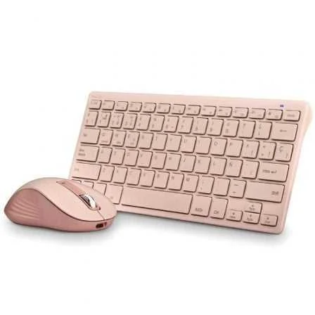 Teclado Y Ratón Inalámbricos Ngs Fantasy Kit Pink.