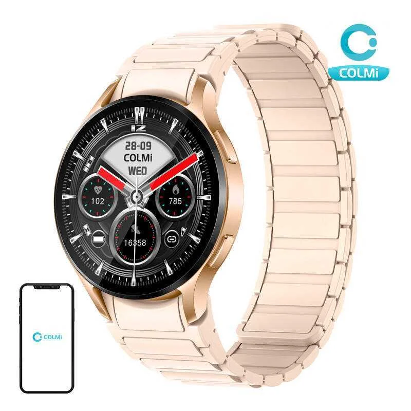 Bracelete Colmi Smartwatch I28 Ultra Dourada
