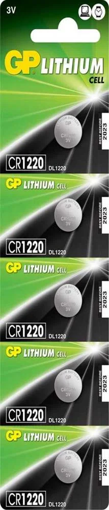 Pilha Botao Litio Gp Cr1220