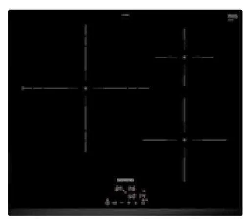 Placa de Indução Iq300 Eh631bdb6e 3 Zonas 7400w Preto - Siemens