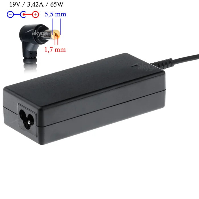 Fonte de Alimenta&ccedil;&atilde;o Akyga para Computadores Port&aacute;teis Acer Ak-Nd-06