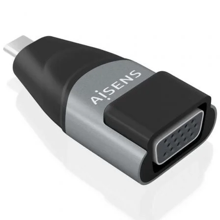 Adaptador Conversor Aisens Aluminio Usb-C/M a Vga.