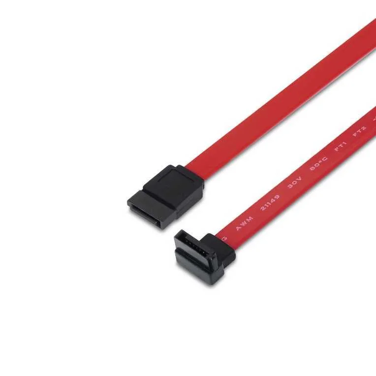 Cable Aisens Sata Iii Datos 6g Datos Acodado Rojo.