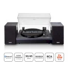 Leitor de Discos com Bluetooth e Duas Colunas Externas