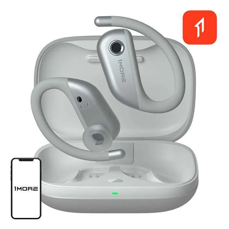 Auriculares 1more Fit Open (Prateado)