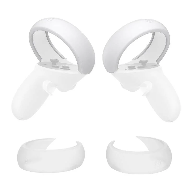 Controller Protective Cover Kiwi Design Q26-2.1 For Meta Quest 2 White