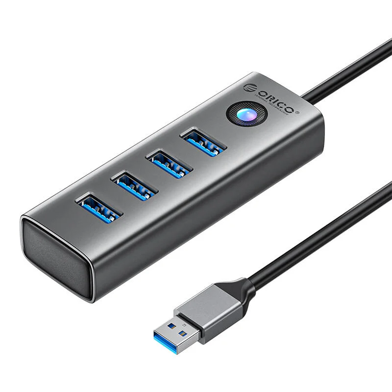 Orico Hub Usb-A To 4xusb-A 3.0 - Grey