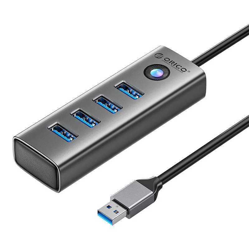 Orico Hub Usb-A To 4xusb-A 3.0 - Grey